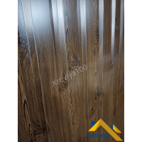 Профнастил Printek венге ПС 14 мм 0.4 мм 2 м  глянец стеновой