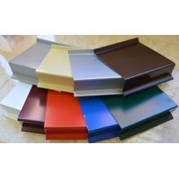 Отлив металлический на заборподоконник/фасад