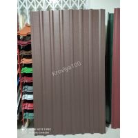 Профнастил коричневый  ПК 20 мм 0.47 мм 2 м Ral 8017  кровельный  матовый